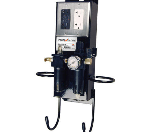 BH-7069-K Power Station Air Electric Utility Box for 4-Post Automotive Lifts Car Lifts or Wall Mount CNC Machining Centers, Machine Tools, and More