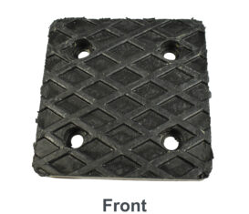 Front of Rubber Arm Pad - Reinforced (Small) for Benwil Lift (SVI part number BH-7214-02 and OEM reference number 50509901).