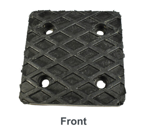 Front of Rubber Arm Pad - Reinforced (Small) for Benwil Lift (SVI part number BH-7214-02 and OEM reference number 50509901).