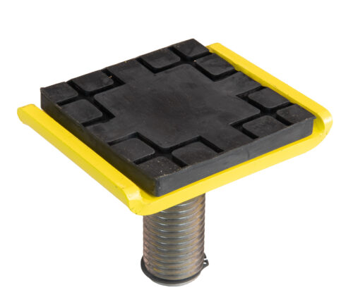 Heavy Duty Screw Adapter Base and Pad for Challenger Lifts (SVI part number BH-7232-17HDA-P and OEM reference number A1100, B1100).