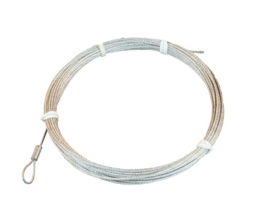 Safety Lock Release Cable 3 mm 1/8" x 28' Steel Cable