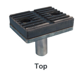 Rectangular Adapter Base with pad 7101-00 for Wheeltronic Lift (SVI Part number BH-7796-10B and OEM reference number 2-1993x).