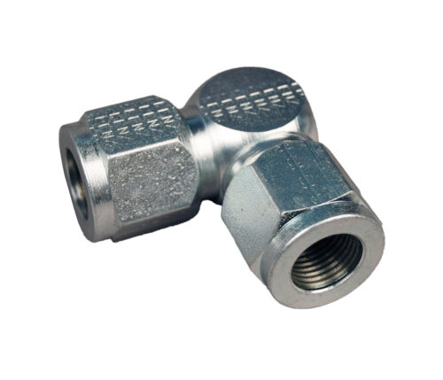 Elbow Union, 5/8 Tube - Both Openings for LENZ (SVI Part number BL-5111-10 and OEM reference number 500-10, O-Ring Seal).