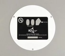 BP-4212-34 ref 035394 35394 Gasboy Round Dial Mask Gallons