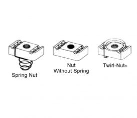 Channel Nuts for use with BL-5400-09 Series Channel