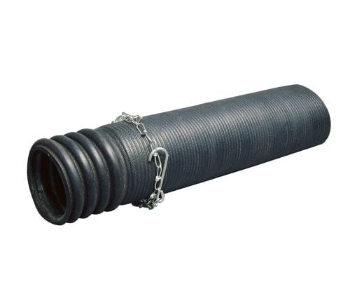 ES-1015-40 ref F400 Crushproof Straight Tailpipe Adapter with Hook and Chain for Trucks