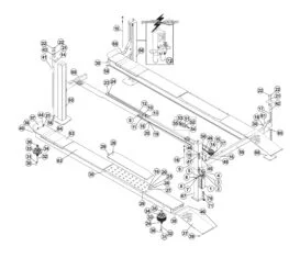 Parts for Tuxedo Lift FP14KO-A 4-Post