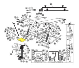 Parts for Tuxedo Lift MR6K-38