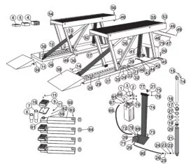 Parts for Tuxedo Lift PL6K