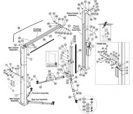 Parts Breakdown for Ammco Hennessy ACD210S