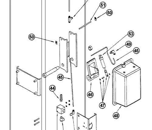 Parts for Ammco B2700 Air Lock Release System