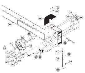 Parts Breakdown for Atlas 412A 4-Post Auto Lift Alignment