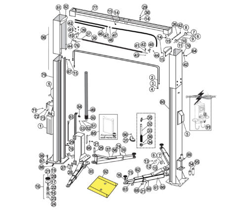 Repair Parts for Atlas Lift APEX 10H