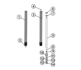 Repair Parts for Atlas Lift APEX 10H Hydraulic Cylinder