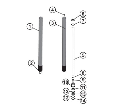 Repair Parts for Atlas Lift APEX 10H Hydraulic Cylinder