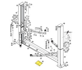 Parts for Atlas Lifts BP12000X