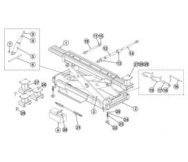 Parts Breakdown for BendPak RJ-18