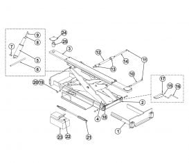 Parts Breakdown for BendPak RJ-45