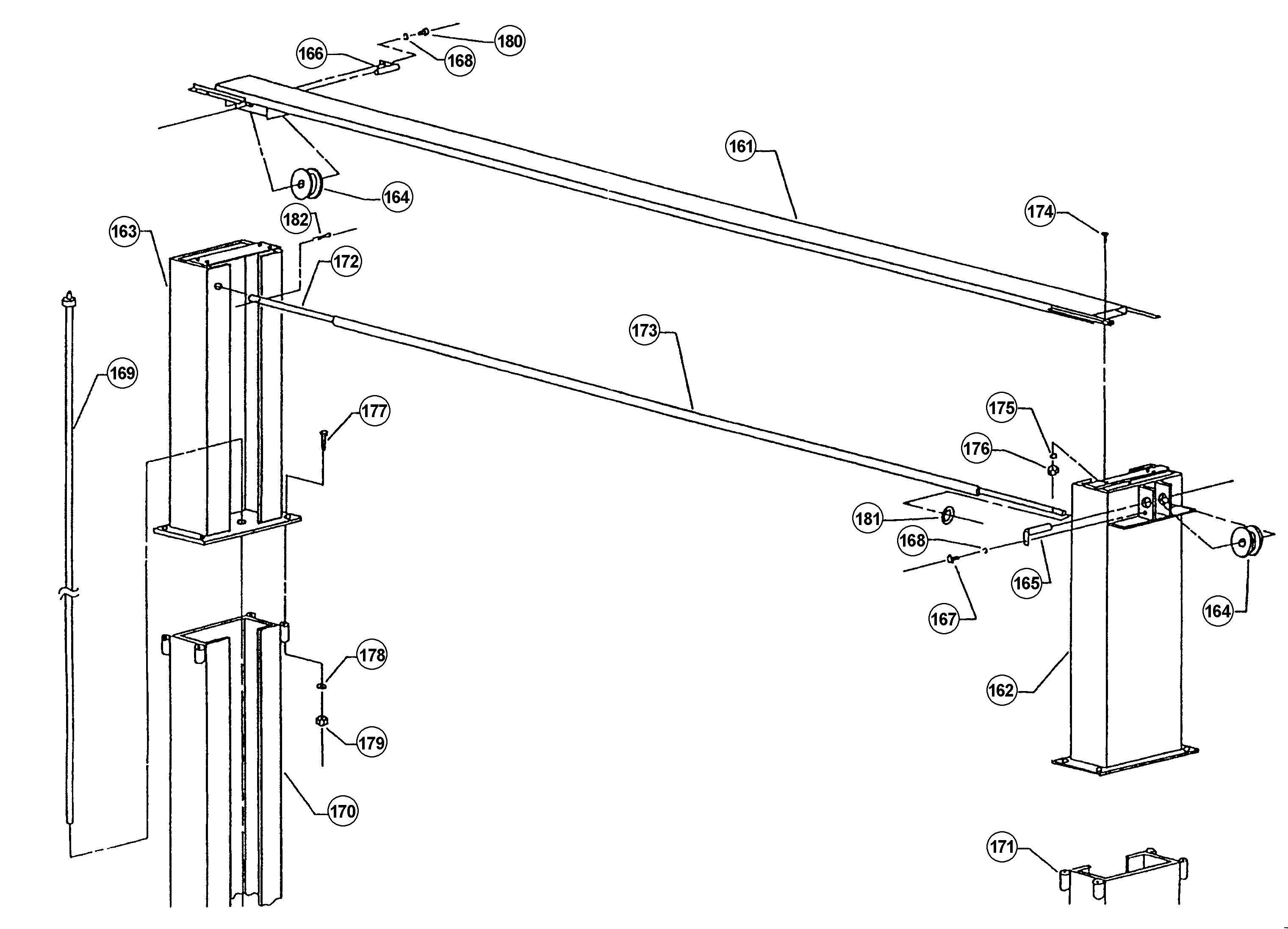 Parts for Benwil BWO-9 Overhead Beam Assembly | SVI International