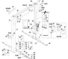 Parts Breakdown for Challenger Lifts CL12-LC