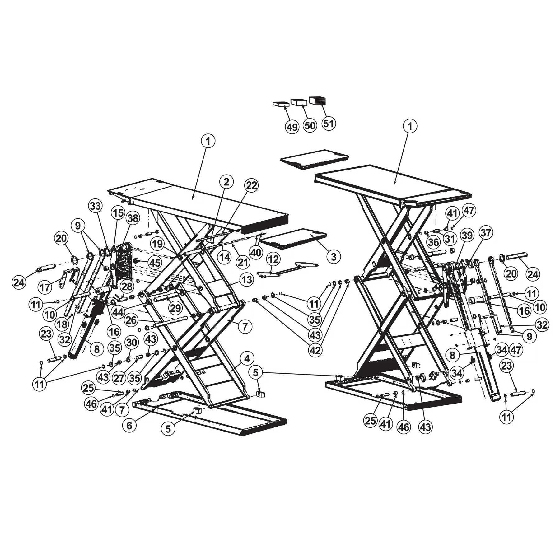 Challenger DX77 Lift Parts | SVI International, Inc.