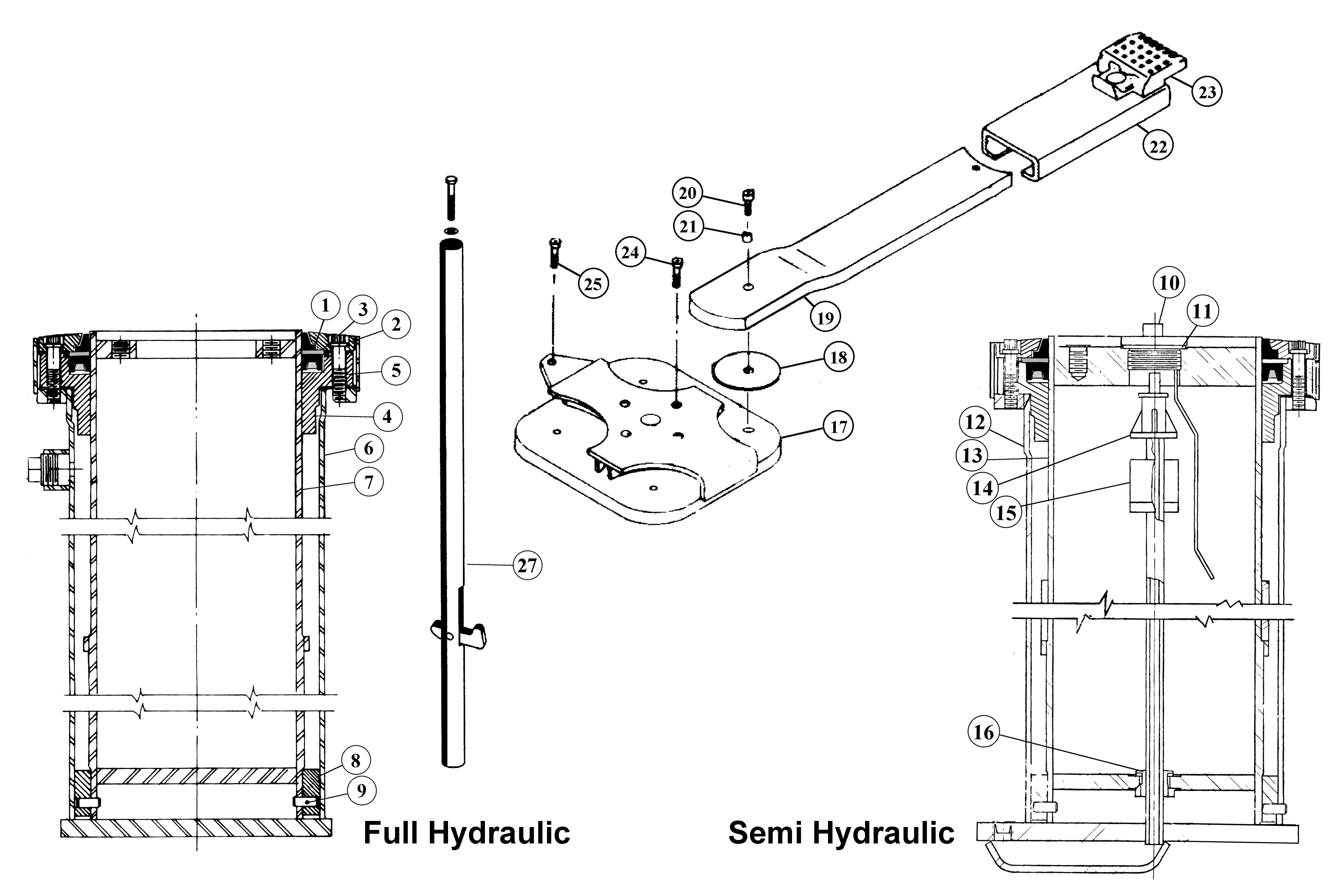 Safety Leg Non-Rotator for Weaver Lift Foot Release In-Ground Auto Lifts 