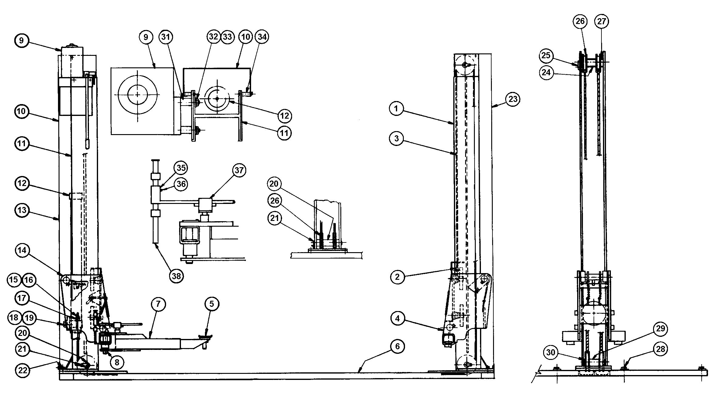 Parts for HydraLift 27BP SVI International, Inc.