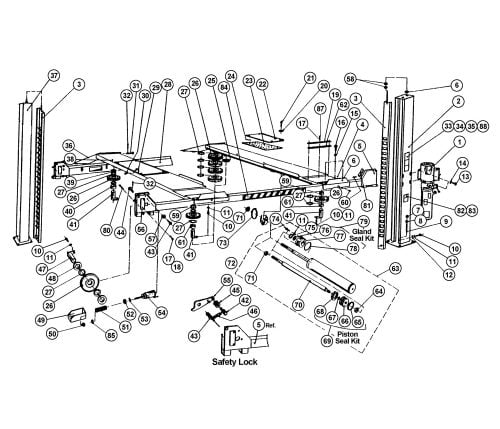 Parts Breakdown for John Bean 44110Q Quatro