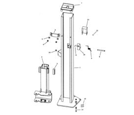 Parts for Manitowoc Lifts ML 7000 Drive Column and Carriage