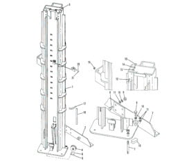 Parts for Manitowoc Lifts MLT-8000 Column Drive Side
