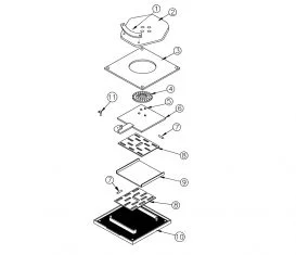Parts Breakdown for Rotary Lift ARO94 Aligner Turnplate