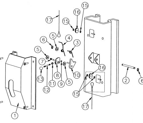 Parts for Rotary SPOA7 Lock Detail