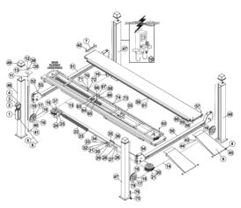 Parts for Tuxedo Lift FP12K-K