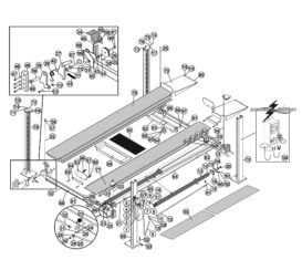 Parts for Tuxedo Lift FP8K-B