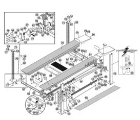 Parts for Tuxedo Lift FP8K-DS-XLT