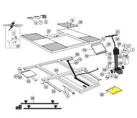 Parts for Tuxedo Lift LR-26-PAD Low Rise Pad Lift