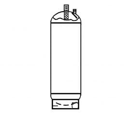 Parts Breakdown for Weaver EC-184B Hoist_Air Oil Tank