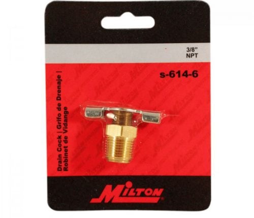AS-0614-006S Milton S-614-6 Drain Cock 3/8"