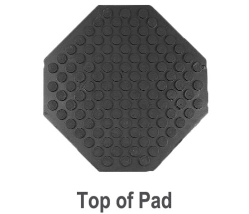 Top of Rubber Arm Pad for Challenger Lifts (SVI Part number BH-7225-01 and OEM reference number 200086, 31057).