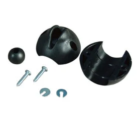 BP-1373 Ball Shaped Retractor Clamp for EV Charger Cable Cord 25,4 mm or 1" OD Cable Cord or Curb Pump Hose