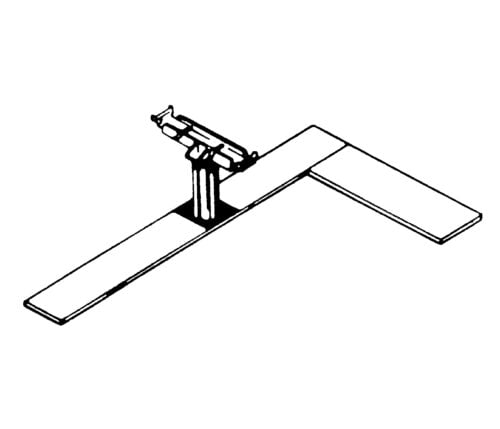 SV-320TG 12-5/8" Front Moveable - Cylinder Assembly with Air Operated Multi Position Safety Leg System for Weaver MC-320 Fiberglassed
