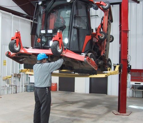2-Post Lift Attachments for Repair of Mowers, Turf Equipment UTVs ATVS
