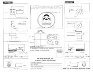Cables - Custom Cable Worksheet | SVI International, Inc.
