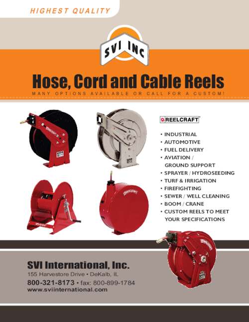 Reelcraft Hose Reels Catalog SVI International, Inc.