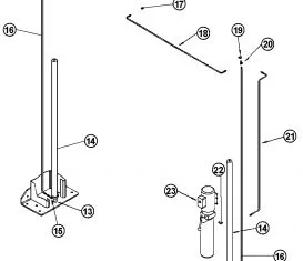 Parts Breakdown for Ammco B2900 Hydraulic System