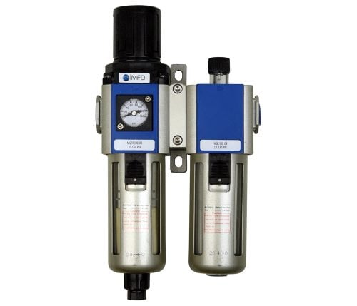 AS-2103-01A 1/4" FRL Filter Regulator Lubricator Bimba Mead