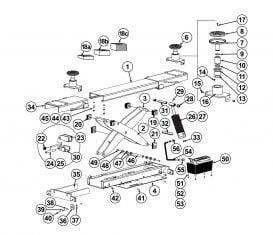 Parts Breakdown for Atlas APEX RJ7 Rolling Jack