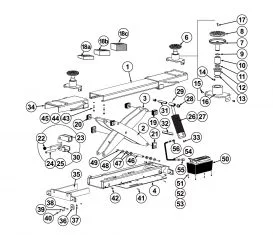 Parts Breakdown for Atlas APEX RJ7 Rolling Jack