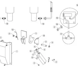 Parts for Rotary SPO18 300 Series Lock Detail