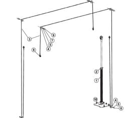Parts for Tuxedo Lift TP7KAC Cable Detail